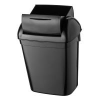 PlastiQline Hygiënebak 8 liter, zwart